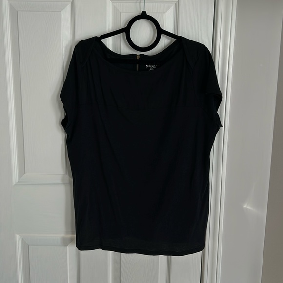 Merona s/s tee with zipper detail at back yoke XXL - Picture 1 of 8